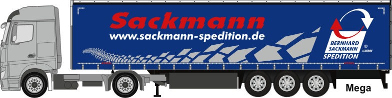 Megatrailer-Spedition-Sackmann